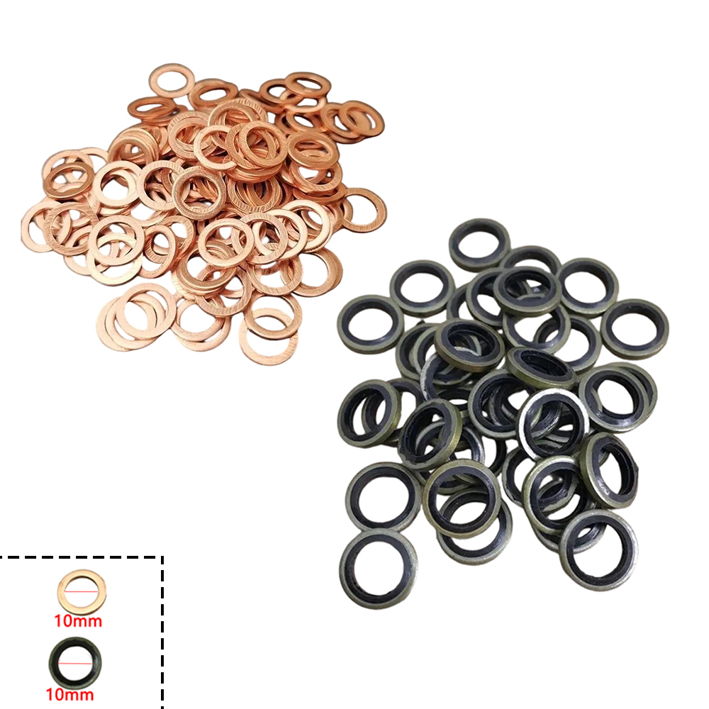 Motorcycle Brake Cable - Arruela de Vedação de Cobre M10