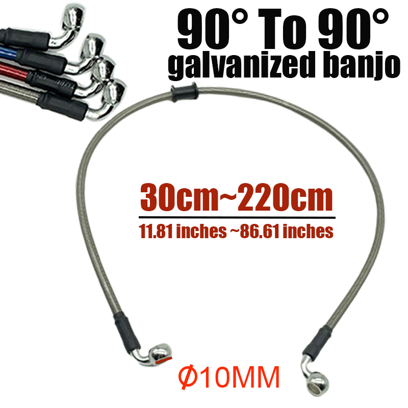 10mm 90 graus motocicleta bici - Motorcycle Brake Cable avaliação e preço