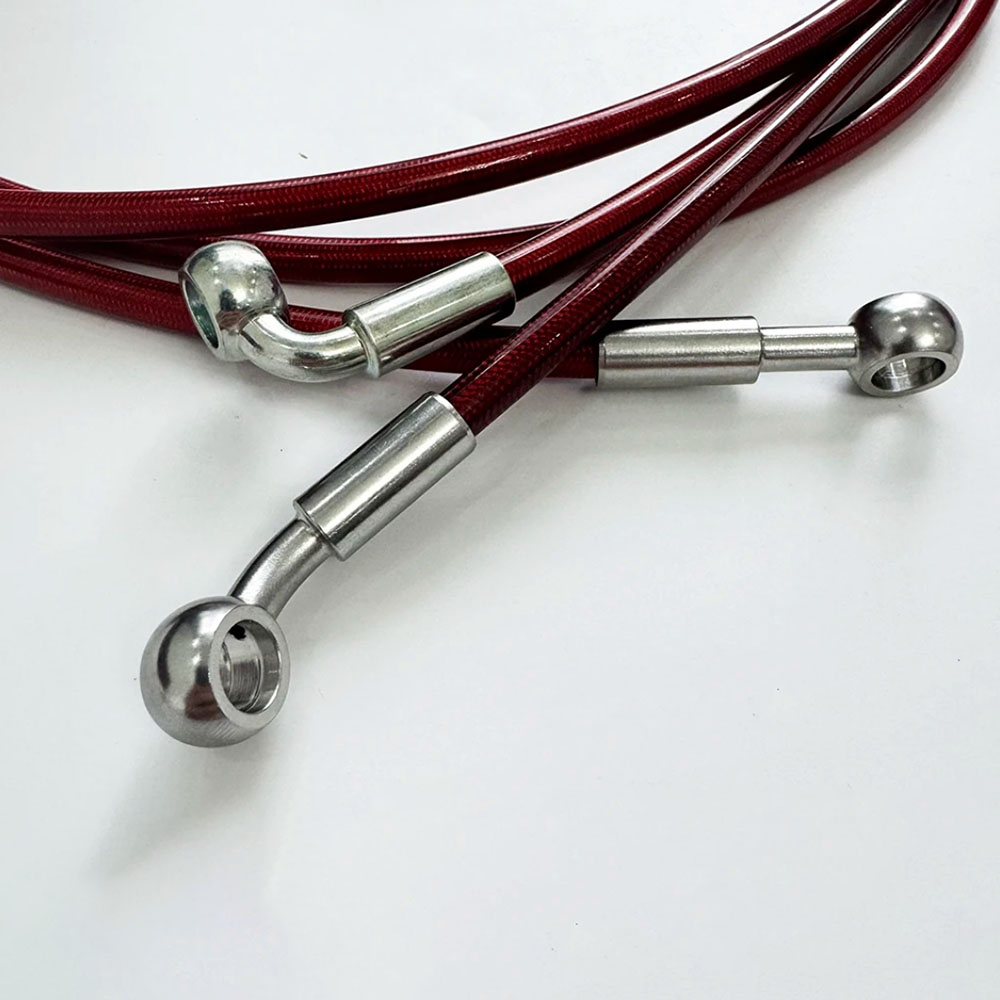 28-90 graus 10mm banjo 300mm a - Motorcycle Brake Cable avaliação e preço