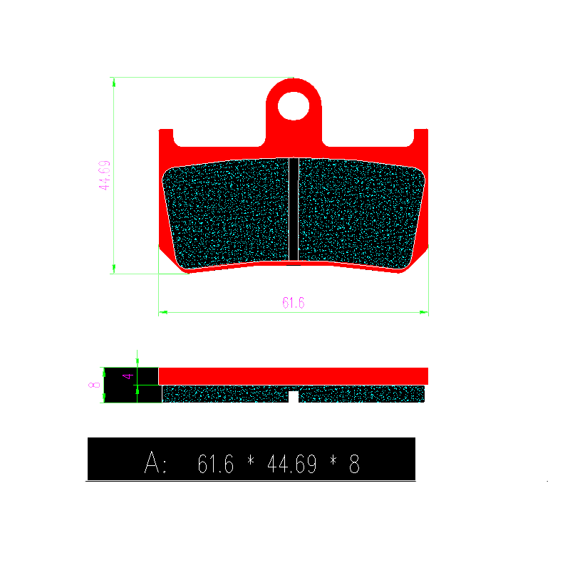 CVO-Pastilhas de freio diantei - Carbon Ceramic Motorcycle Brake Rotor avaliação e preço